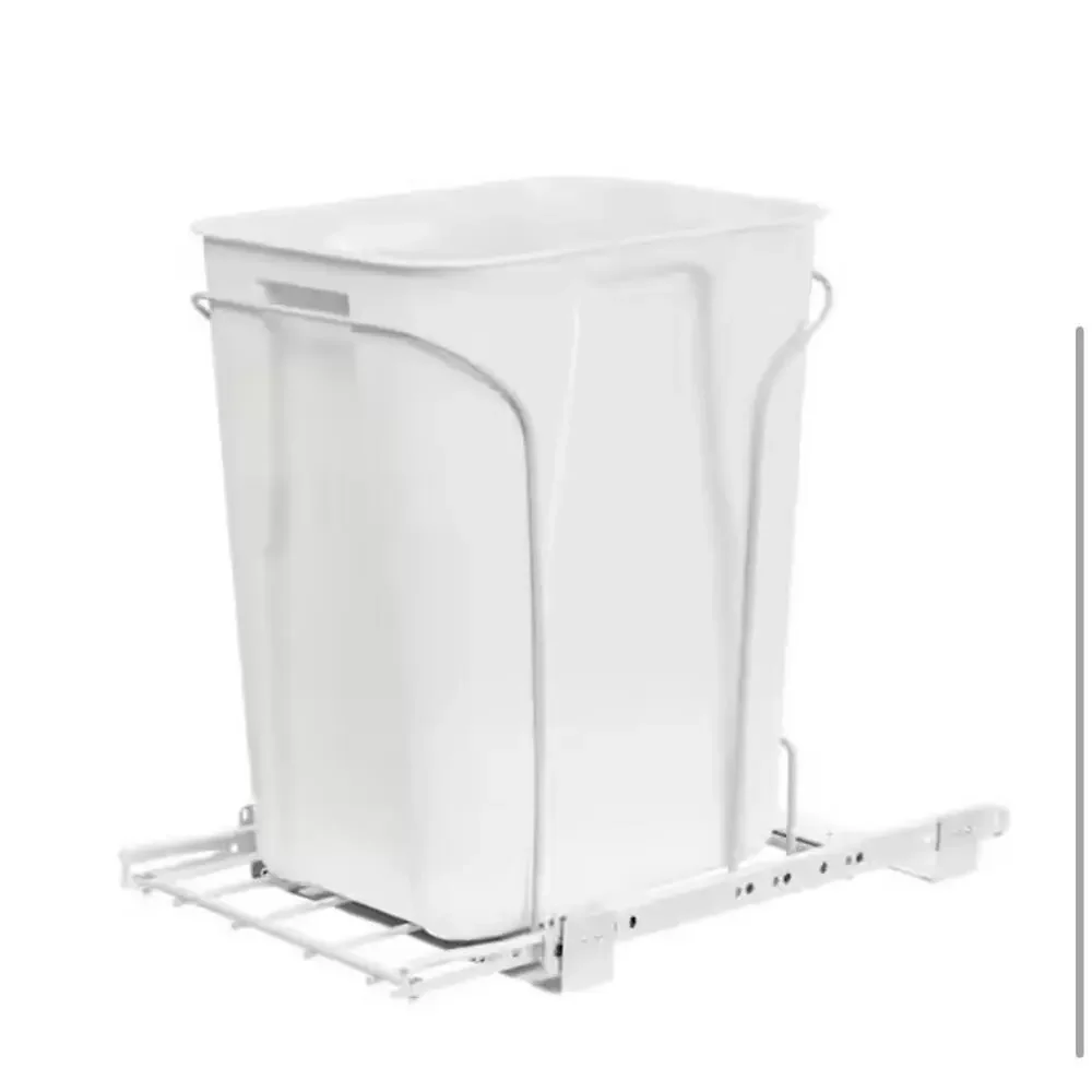 Everbilt Pull-Out Under Cabinet Trash Can Holder 6 Gal Wire Rack New - Picture 3 of 5